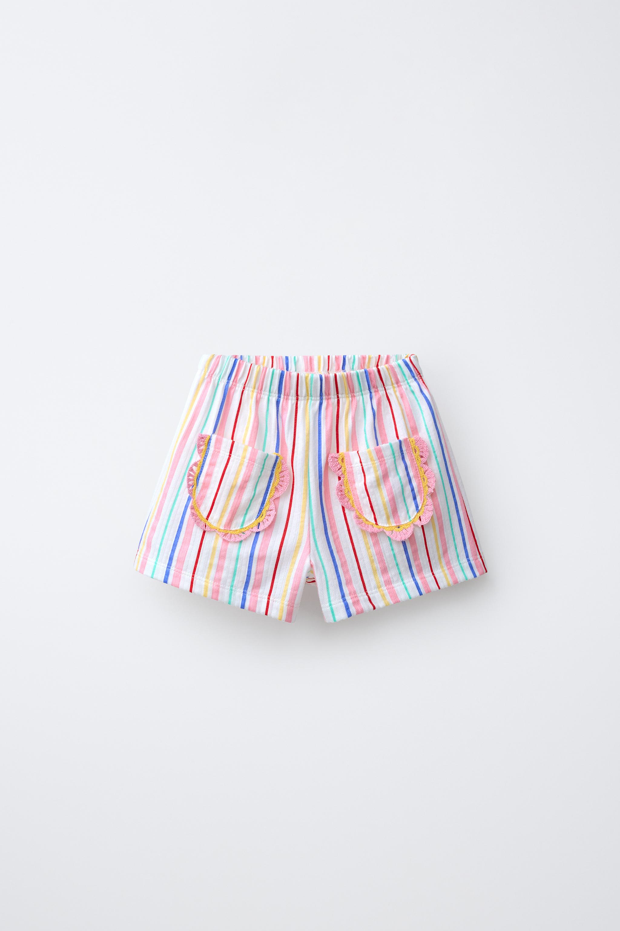 CROCHET POCKET SHORTS